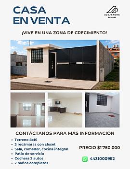 🏡 CASA EN VENTA - CIUDAD JARDÍN, MORELIA 🏡