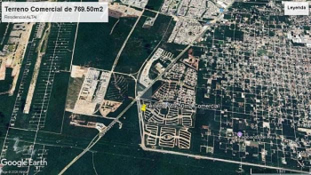Terreno Comercial Venta Residencial Altai, Cancún