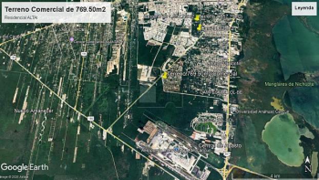 Terreno Comercial Venta Residencial Altai, Cancún