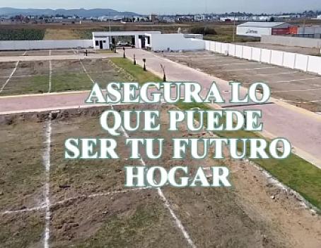 TERRENO RESIDENCIAL EN VENTA EN SAN ANDRES CHOLULA PUEBLA