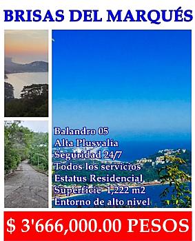 Terreno residencial frente al mar