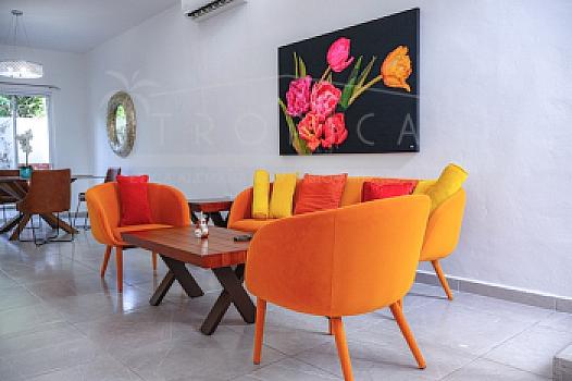 Beautiful Furnished House for Rent in Residencial Regatta, Puerto Morelos