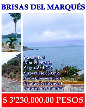 Terreno residencial frente al mar