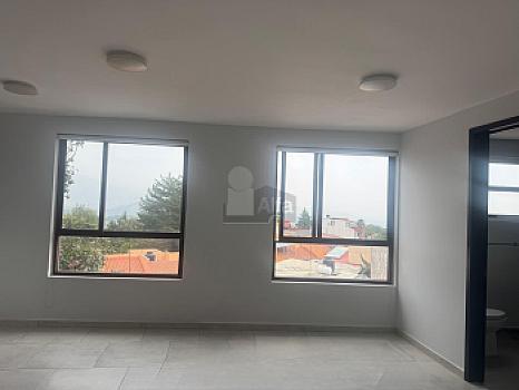 Loft for rent in Cuajimalpa with private roof garden.
