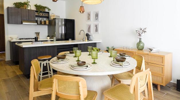 Departamento en venta Nuevo en Residencial Aqua con alberca climatizada y doble filtro de seguridad