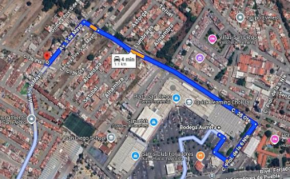 TERRENO EN VENTA EN ESQUINA ZONA PLAZA SAN DIEGO CHOLULA PUEBLA