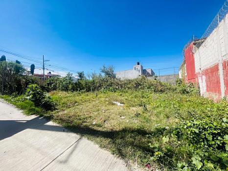 TERRENO EN VENTA EN ESQUINA ZONA PLAZA SAN DIEGO CHOLULA PUEBLA