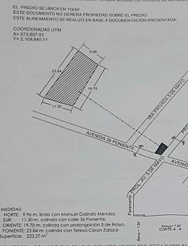 TERRENO EN VENTA EN ESQUINA ZONA PLAZA SAN DIEGO CHOLULA PUEBLA