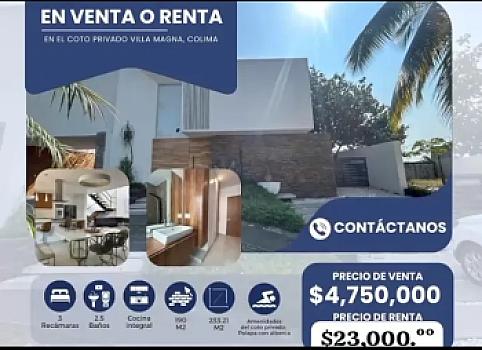 Casa Recidencial en Coto privado con área de alberca. Seguridad 27/7