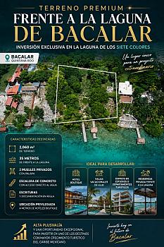 TERRENO FRENTE A LA GUNA DE BACALAR