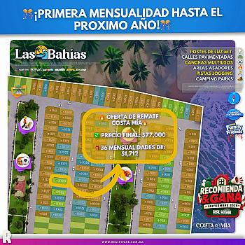 TERRENO EN VENTA MUY CERCA DE LA PLAYA
