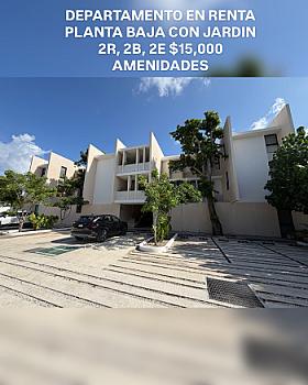 Departamento en renta / 2R / Amenidades / Centrica, Chuburna