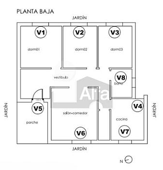 Chalet/casa independiente en venta en Tera, Tera, Soria