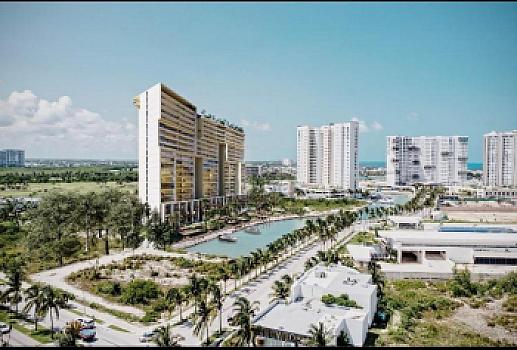 Apartments for Sale in BLAS Puerto Cancún with 2 and 3 bedrooms, 3 and 4 full bathrooms, Cancún QR