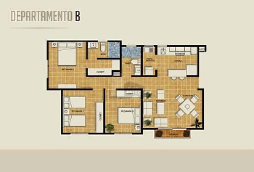 Furnished Apartment for Rent with 3 bedrooms PUNTA ESTRELLA, SMZ-326, Cancún