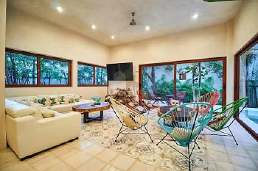 Villa Venta en Holistika, Tulum 4 Recámaras 6 Baños, 320 m², 2 Piscinas,  Rooftop con Gimnasio