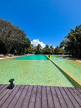 Furnished apartment for rent in Corasol Lorena Ochoa with beach club