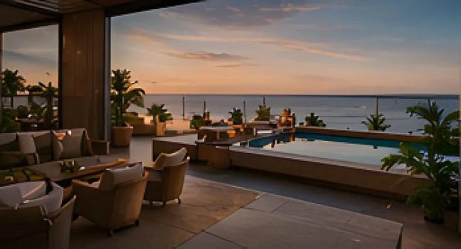 Penthouse excepcional con rooftop privado y vistas panorámicas al Caribe