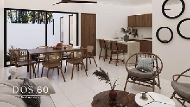 Casas de Playa DOS60 en Chelem, Yucatán. Entrega inmediata