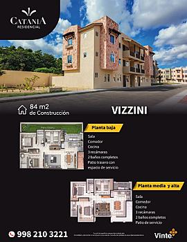 VISSINI Fraccionamiento CATANIA, Brand New Vizzini Apartment in Catania Residencial | Polígono Sur, Cancún | High Capital Gain and Resort-Style Amenities