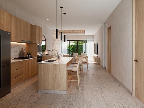 Casa contemporánea con alberca privada en Playa del Carmen