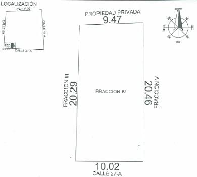 5 Terrenos en esquina dentro del puerto de Telchac, Yucatán