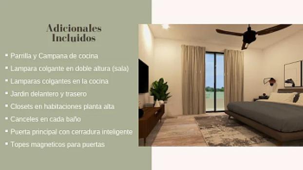 Preventa de hermosa Casa 54 de dos plantas con acabados de lujo dentro de una privada exclusiva con amenidades de primera