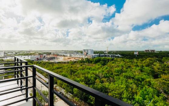 Penthouse en renta en Torre Ghalia, Av. Huayacán, Cancún · Roof Garden privado