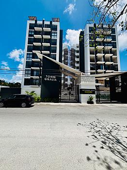 Penthouse en renta en Torre Ghalia, Av. Huayacán, Cancún · Roof Garden privado