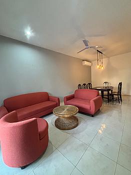 Furnished apartment for rent in Álamos, Cancún · Ground floor with private patio